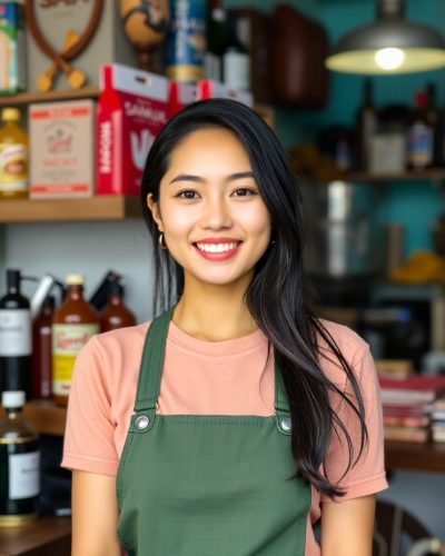 Smiling woman